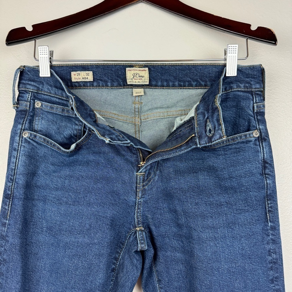 J. Crew Men's 484 Slim Fit Tapered Leg Stretch Jeans Size 29x32 - Picture 6 of 8